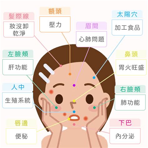 喉嚨長一顆痘痘|痘痘長在這6個地方 小心身體出狀況